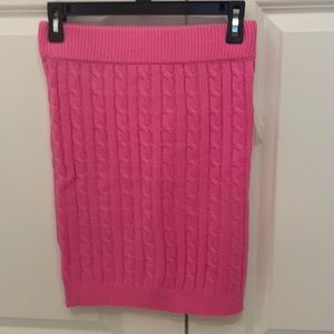 Hot Pink Cableknit  tube top!! Sz S
